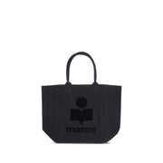 Isabel Marant Black Cotton Shoulder Bag