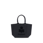 Isabel Marant Black Cotton Shoulder Bag