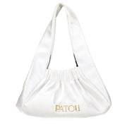 Patou White Fabric Handbag