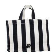 Patou Black Fabric Handbag