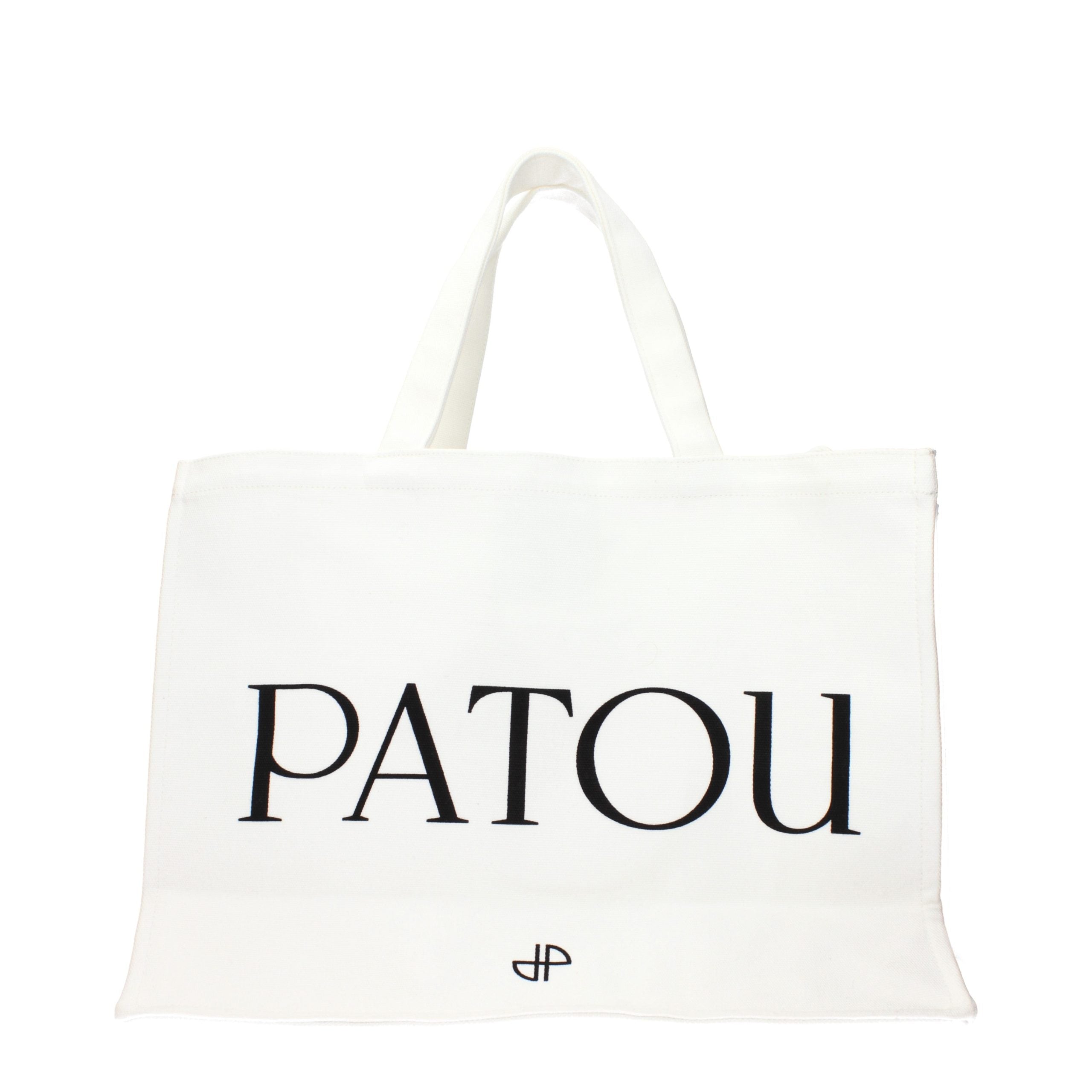 Patou White Fabric Handbag