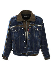 Dsquared² Blue Cotton Denim Jacket