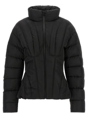 Elisabetta Franchi Black Polyester Full-Length Jacket