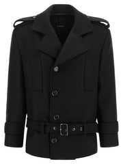 PINKO Black Wool Coat