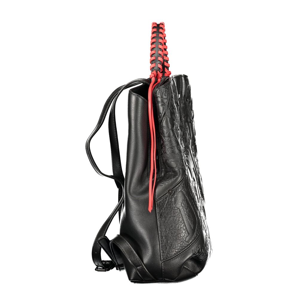 Desigual Black Polyethylene Backpack