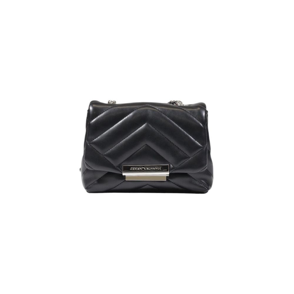 Armani Exchange Black Polyester Handbag for Women