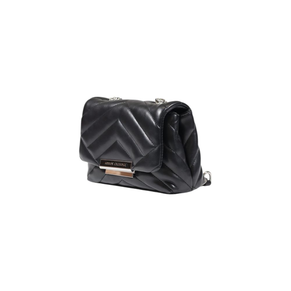 Armani Exchange Black Polyester Handbag for Women