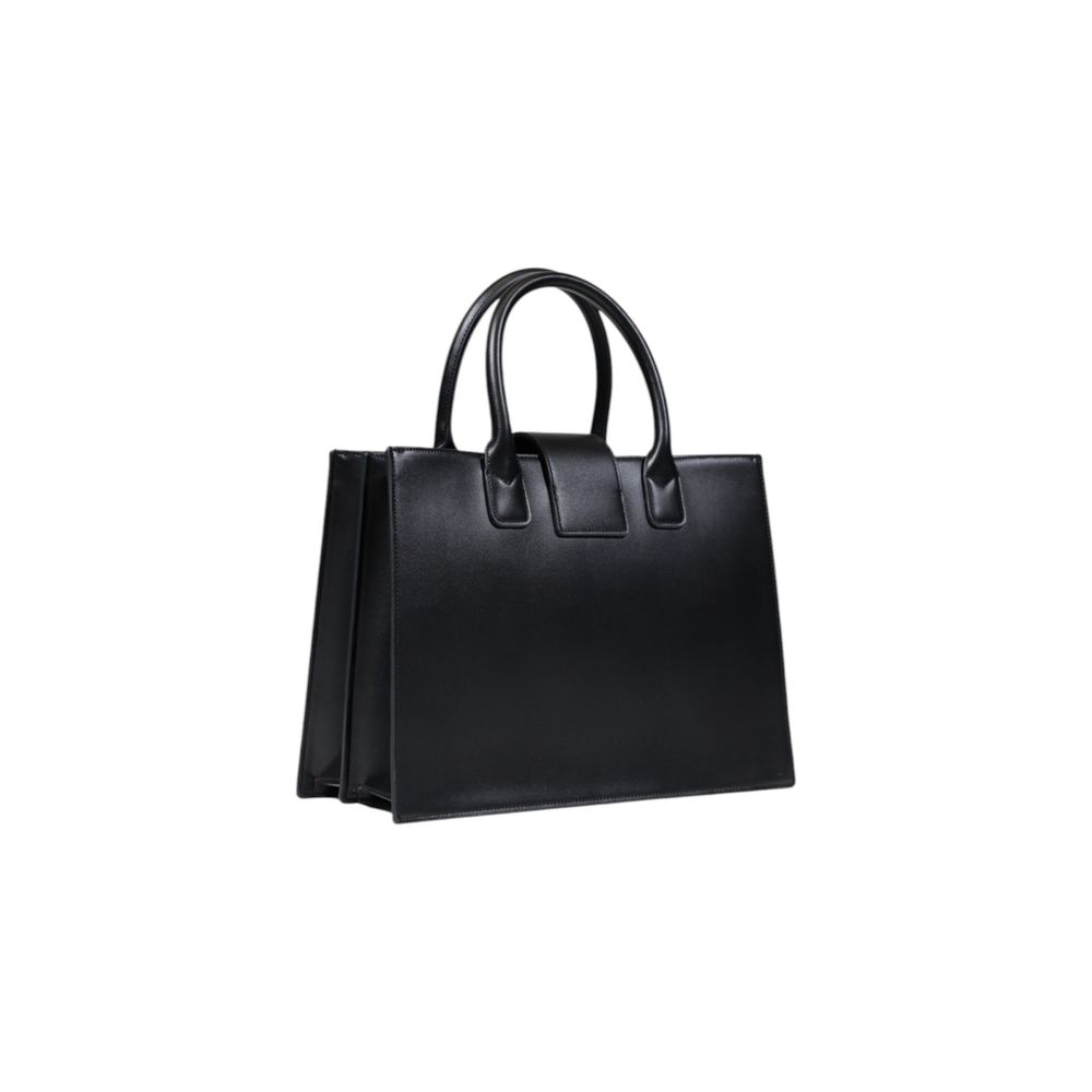 Armani Exchange Black Polyester Handbag for Women