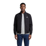 EA7 Emporio Armani Black Polyamide Bomber