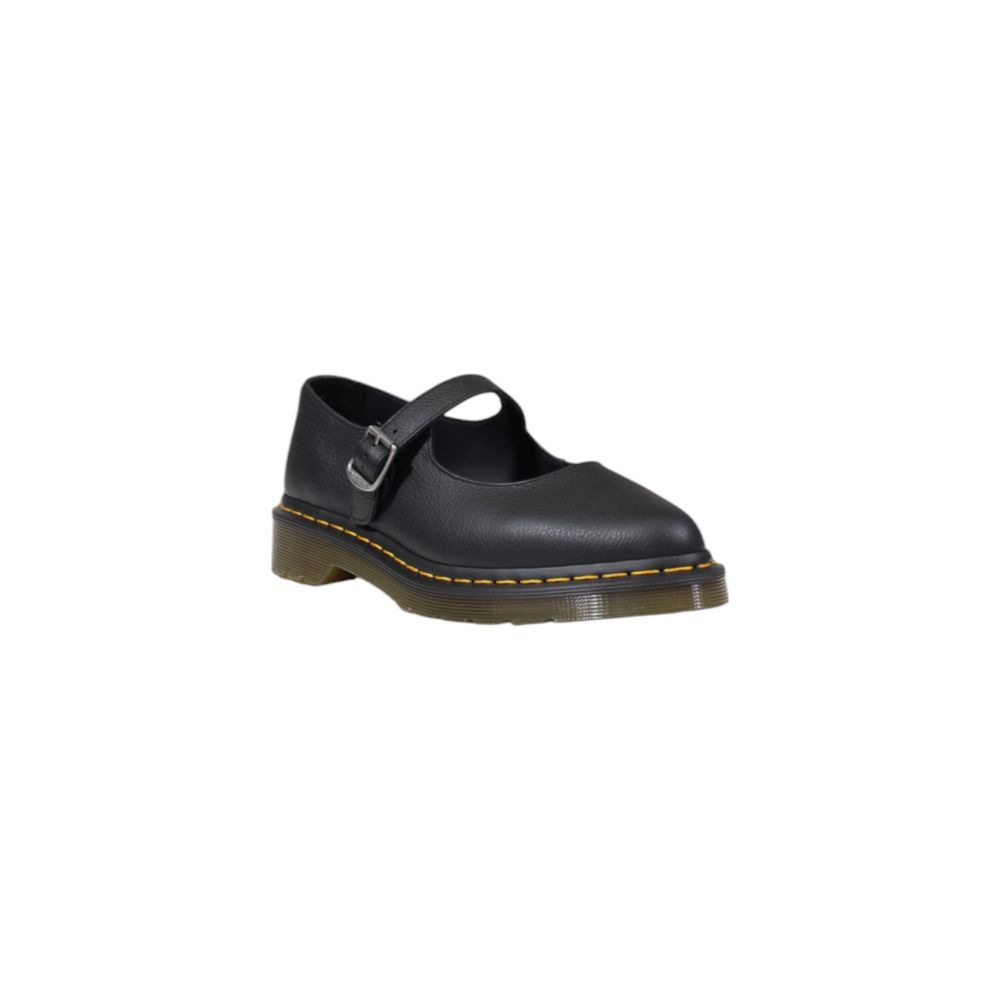 Dr. Martens Black Leather Platform Pumps for Women