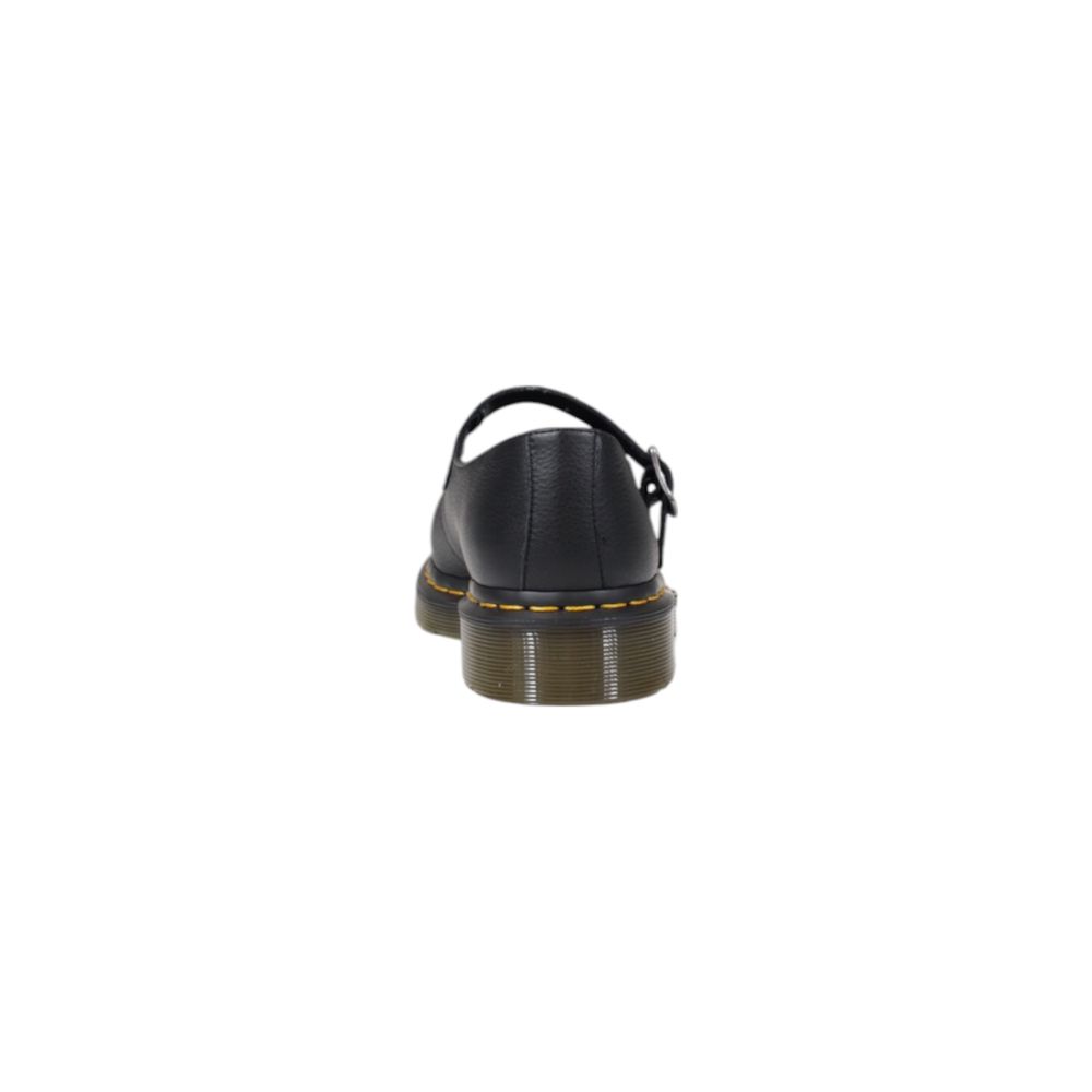 Dr. Martens Black Leather Platform Pumps for Women