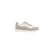 Armani Exchange Beige Polyester Athletic Sneakers