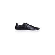 EA7 Emporio Armani Black Leather Sneakers