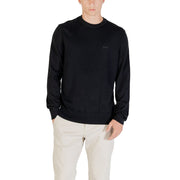 Hugo Boss Black Cotton Sweatshirt for Men