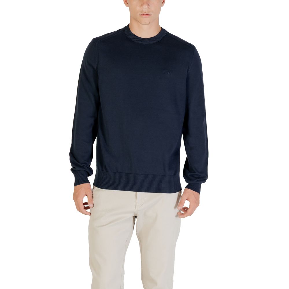 Hugo Boss Blue Cotton Sweatshirt for Men