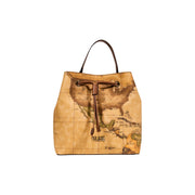 Alviero Martini Prima Classe Beige Leather Handbag