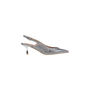 Guess Silver Polyester High Heel Pumps