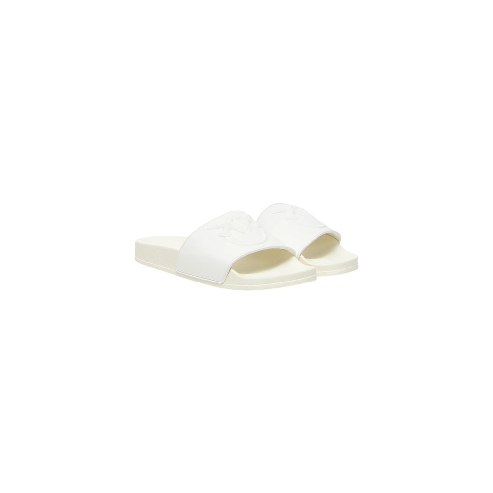 PINKO White PVC Slippers for Women