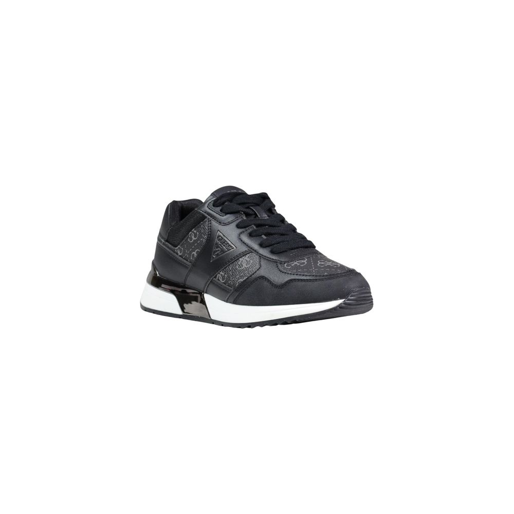 Guess Gray Leather Athletic Sneakers for Women