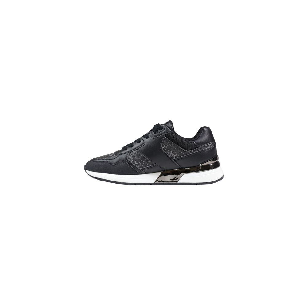 Guess Gray Leather Athletic Sneakers for Women