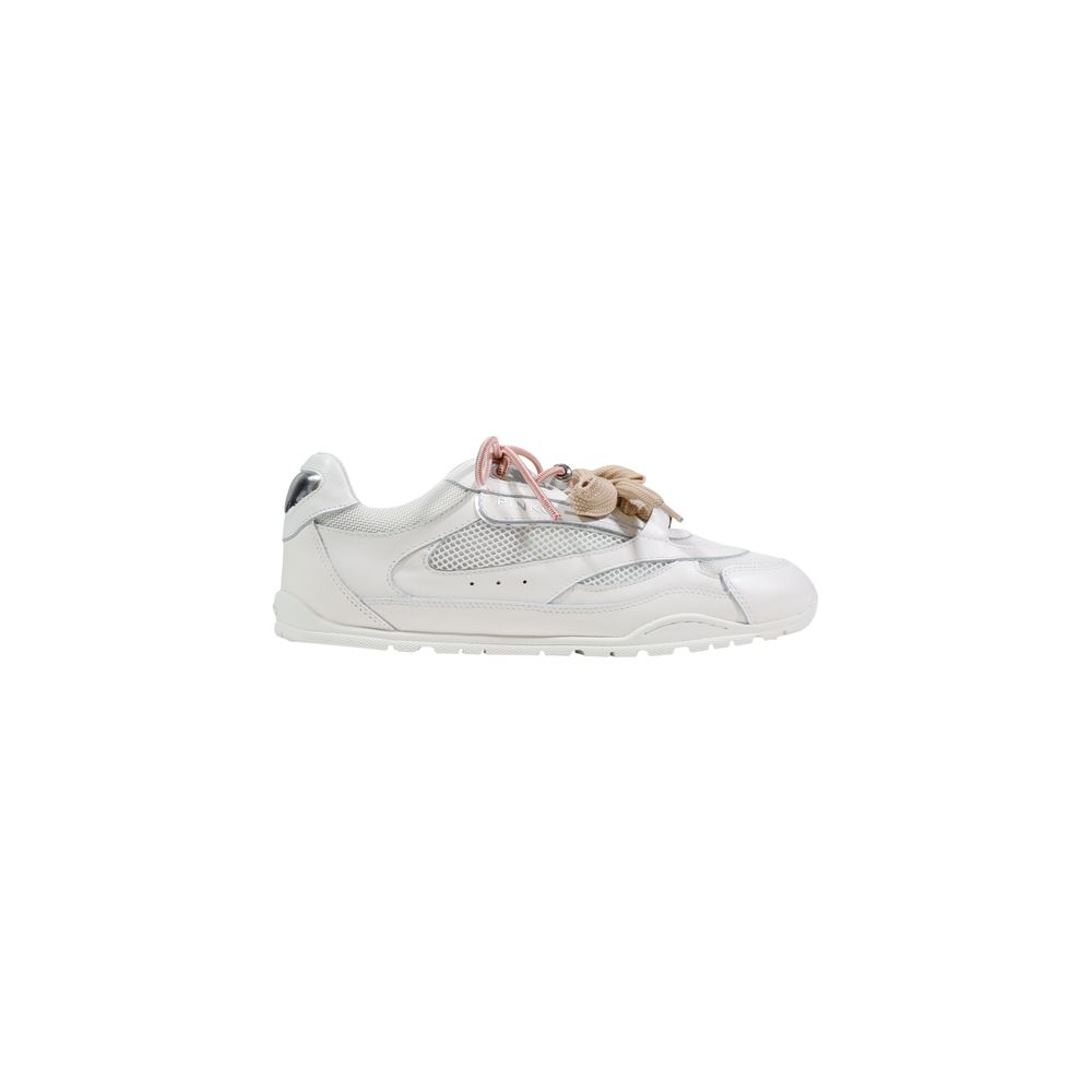 PINKO White Leather Sneakers for Women