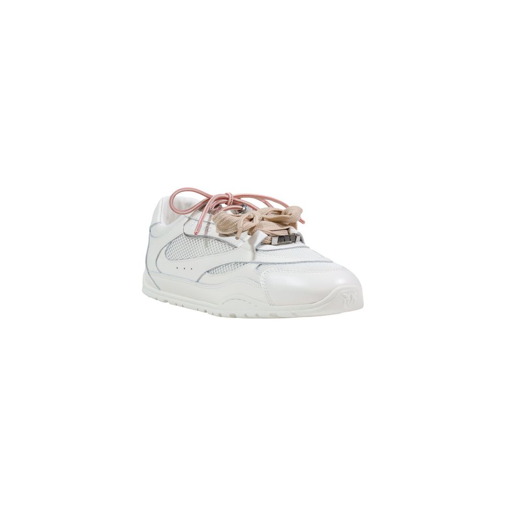 PINKO White Leather Sneakers for Women