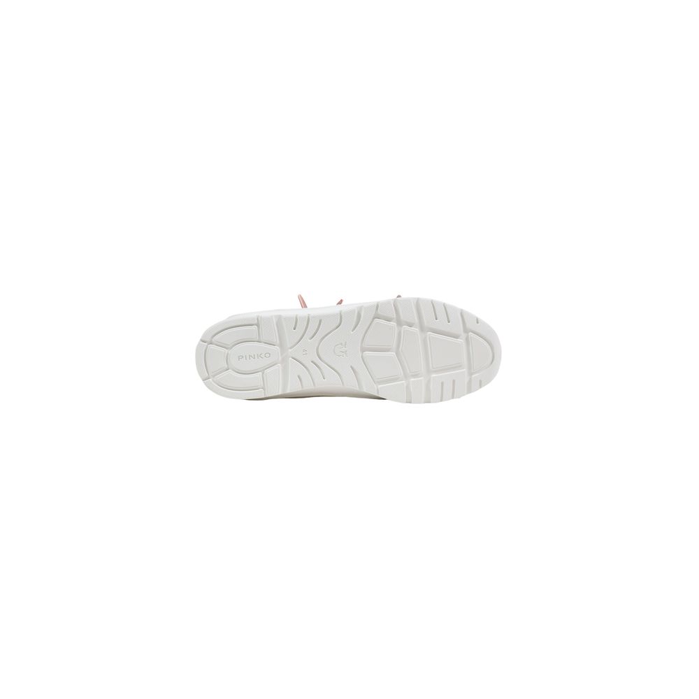 PINKO White Leather Sneakers for Women