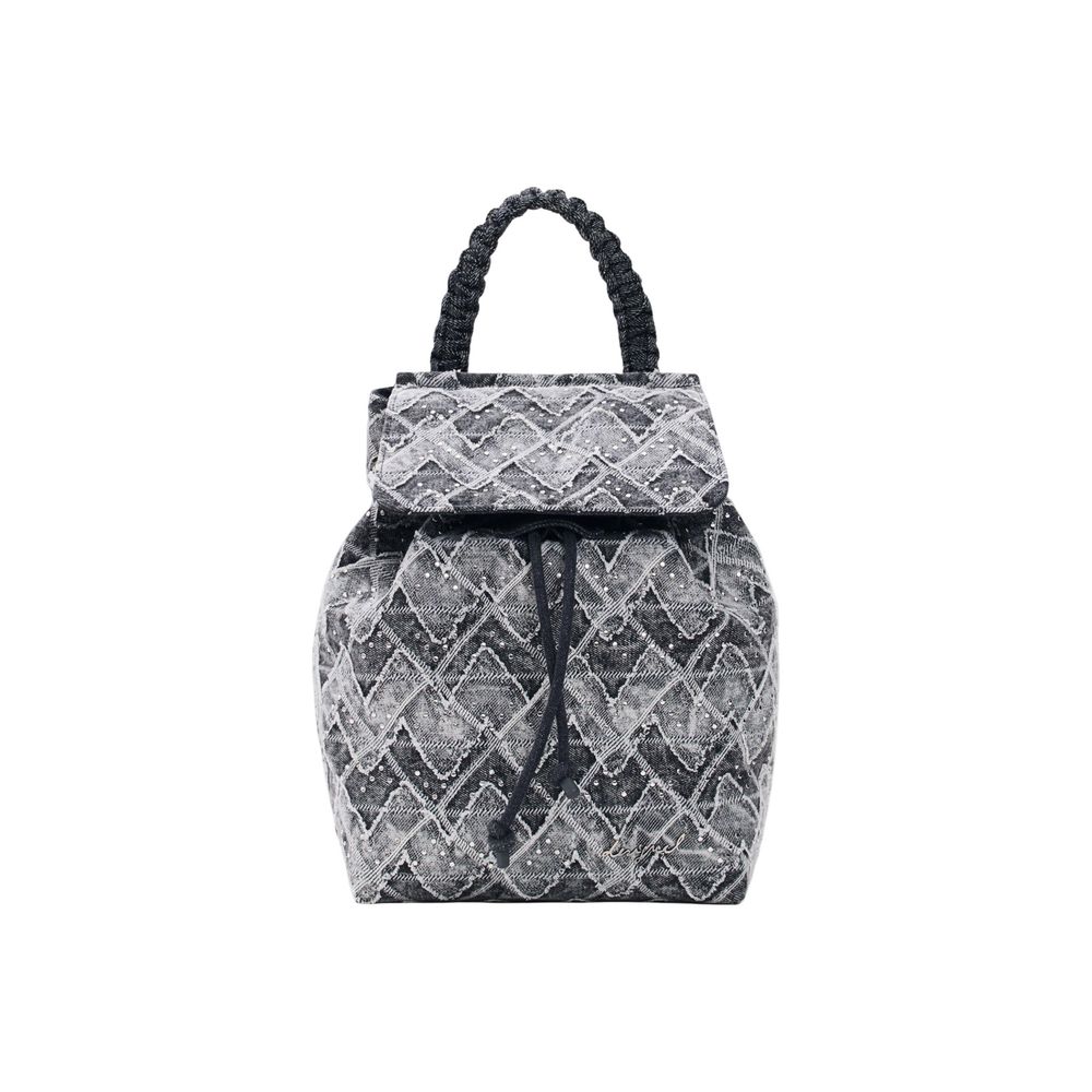 Desigual Black Polyester Backpack for Women