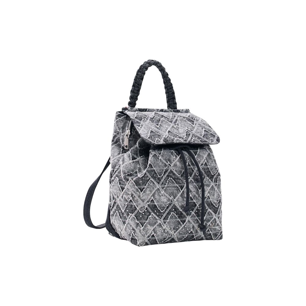 Desigual Black Polyester Backpack for Women