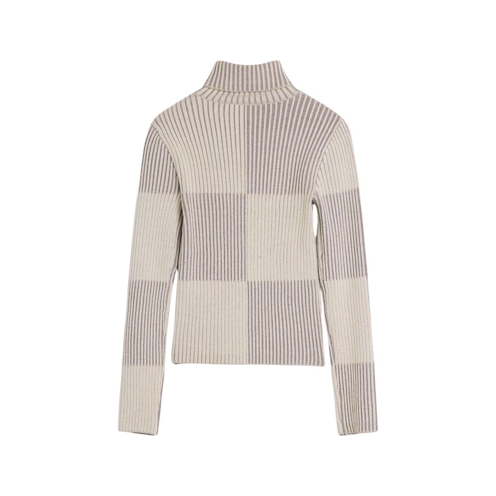 Desigual Beige Viscose Turtleneck for Women