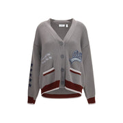 Off-White Gray Wool Oves Aries Cardigan