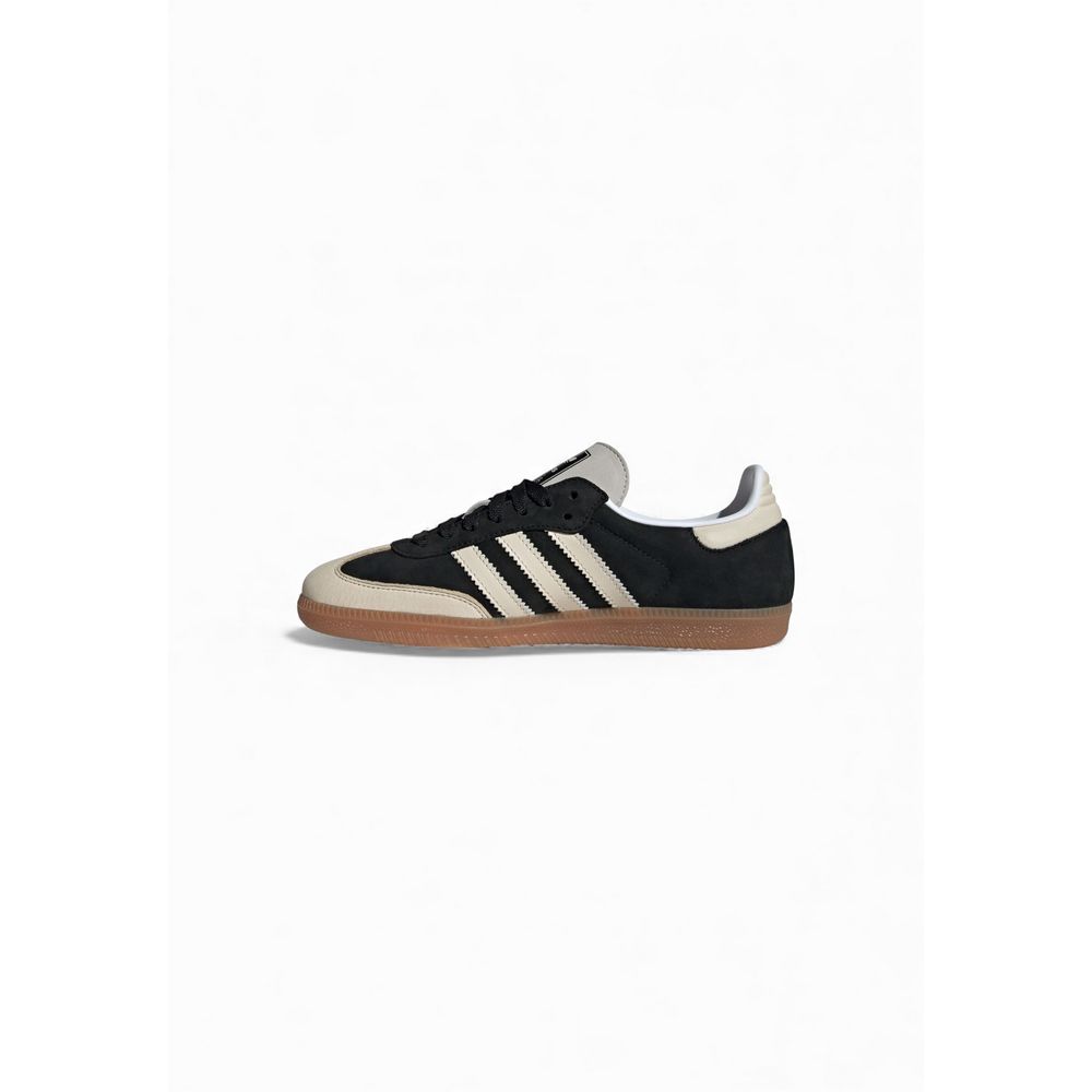 Adidas Originals Black Leather Low Top Sneakers for Women