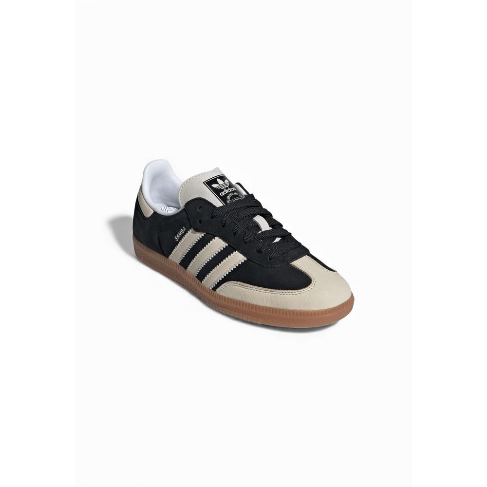 Adidas Originals Black Leather Low Top Sneakers for Women
