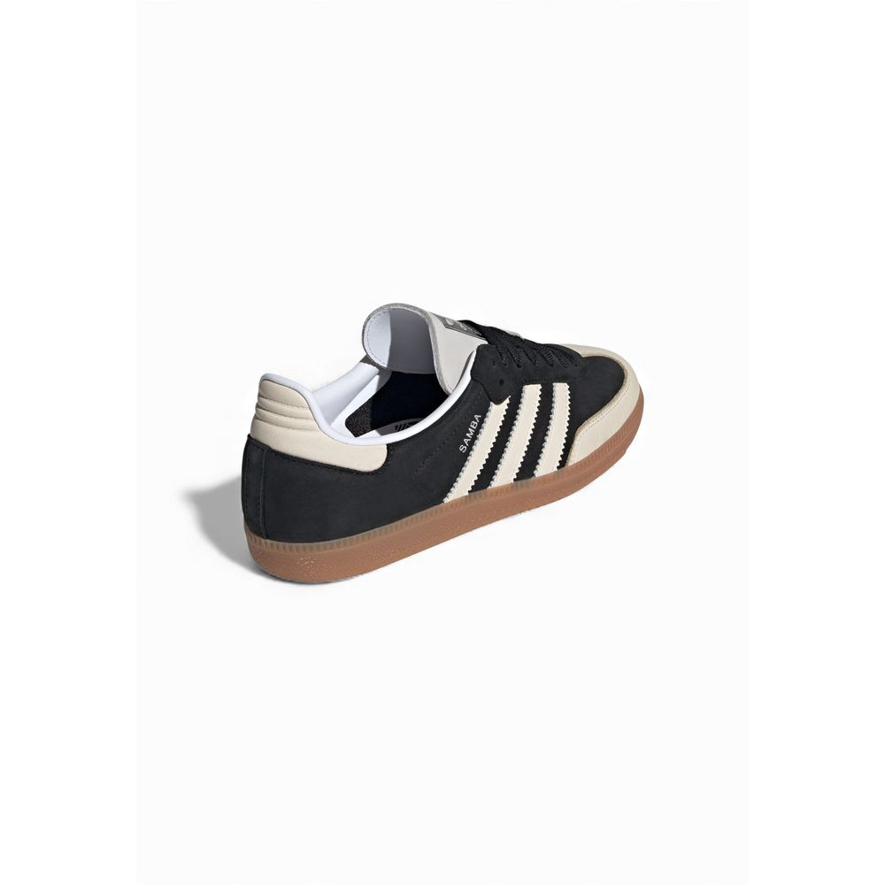 Adidas Originals Black Leather Low Top Sneakers for Women