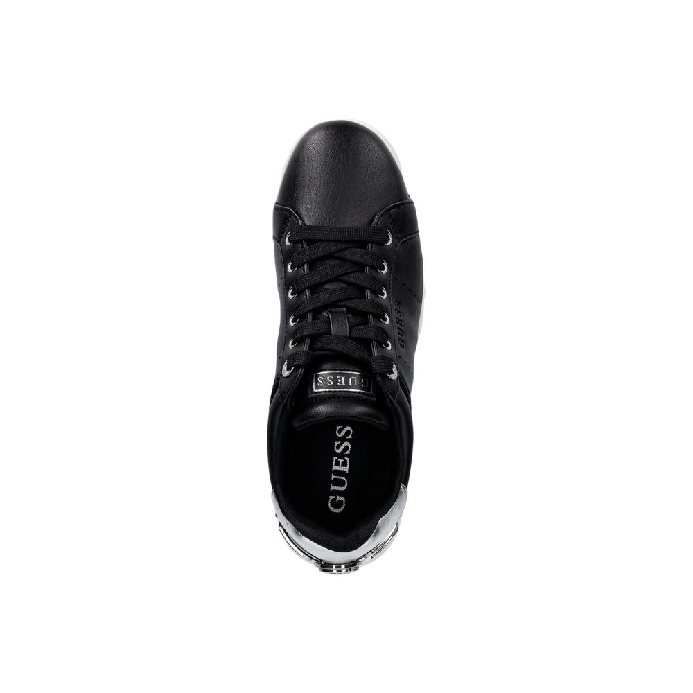 Guess Black Polyethylene Platform Sneakers for Women