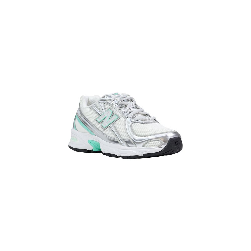 New Balance Silver Synthetic Athletic Sneakers for Women