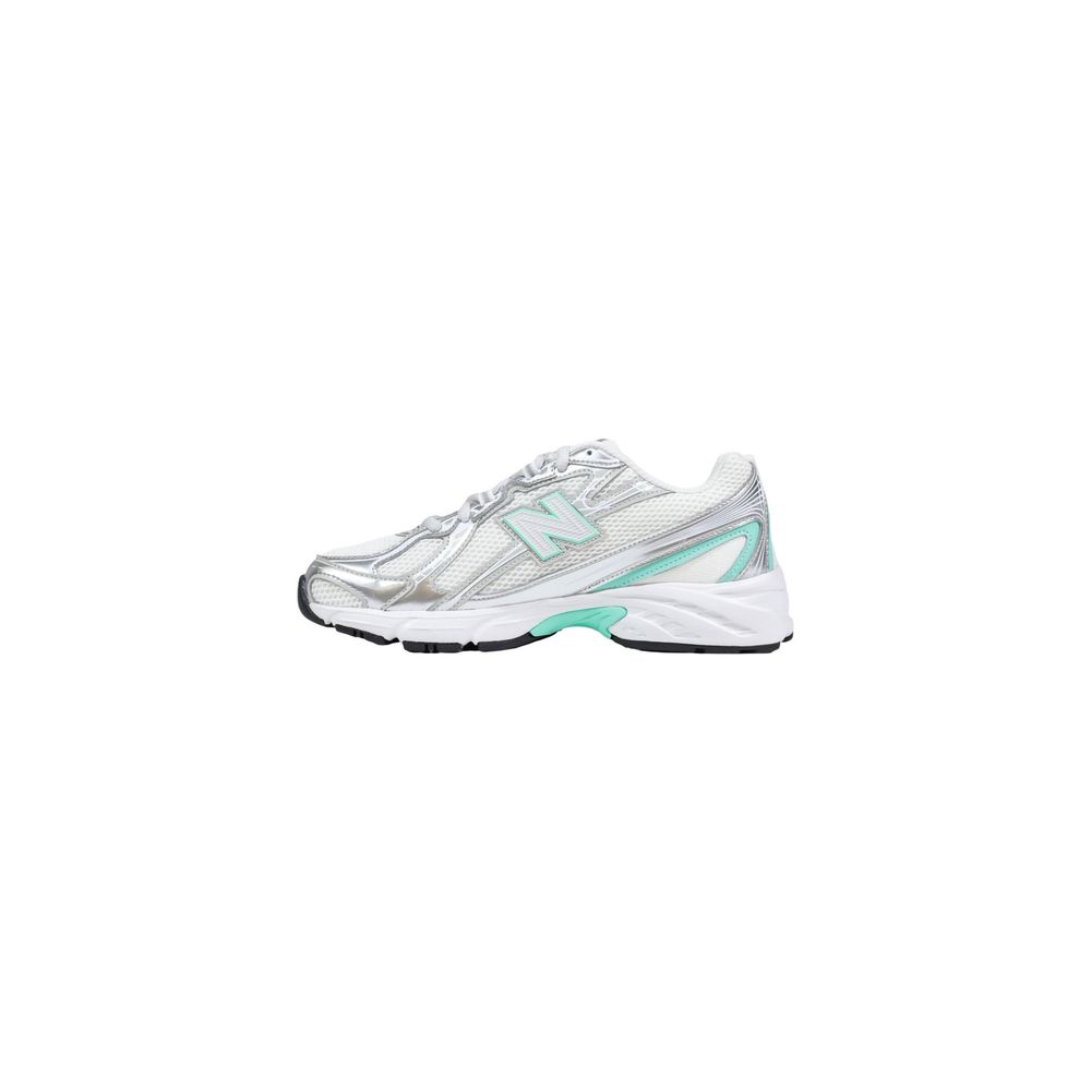 New Balance Silver Synthetic Athletic Sneakers for Women