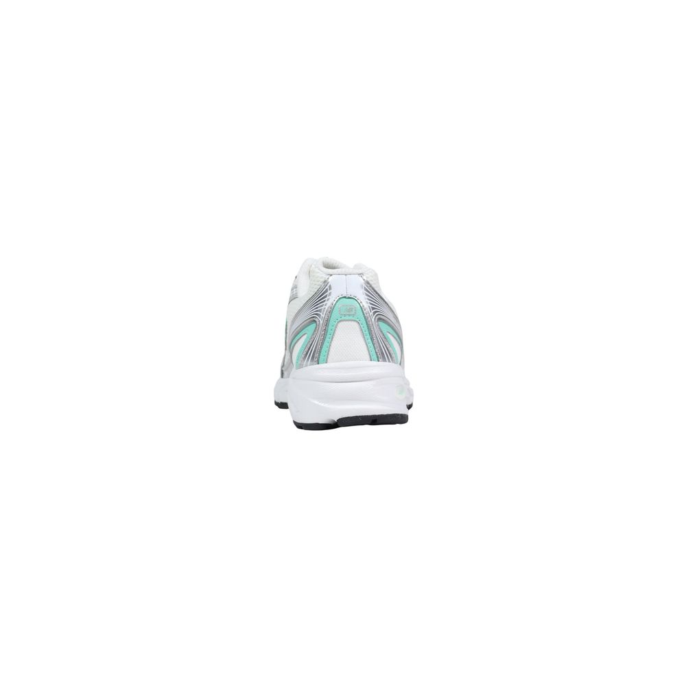 New Balance Silver Synthetic Athletic Sneakers for Women