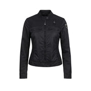 Blauer Black Polyamide Biker Jacket