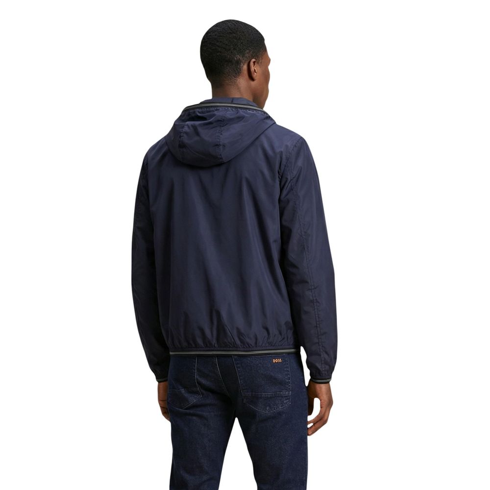 Blauer Blue Polyamide Shell Jacket for Men