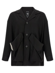 Y-3 Black Wool Blazer