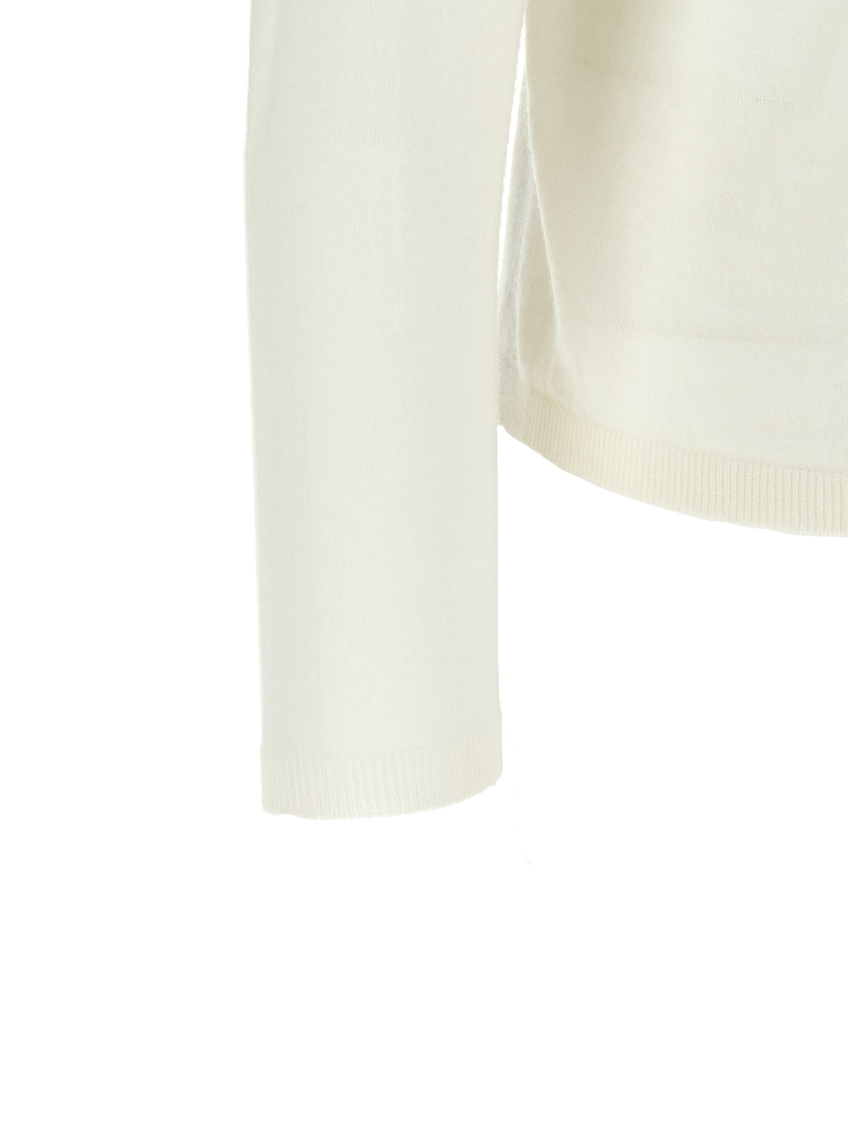 Max Mara White Virgin Wool Cardigan for Women
