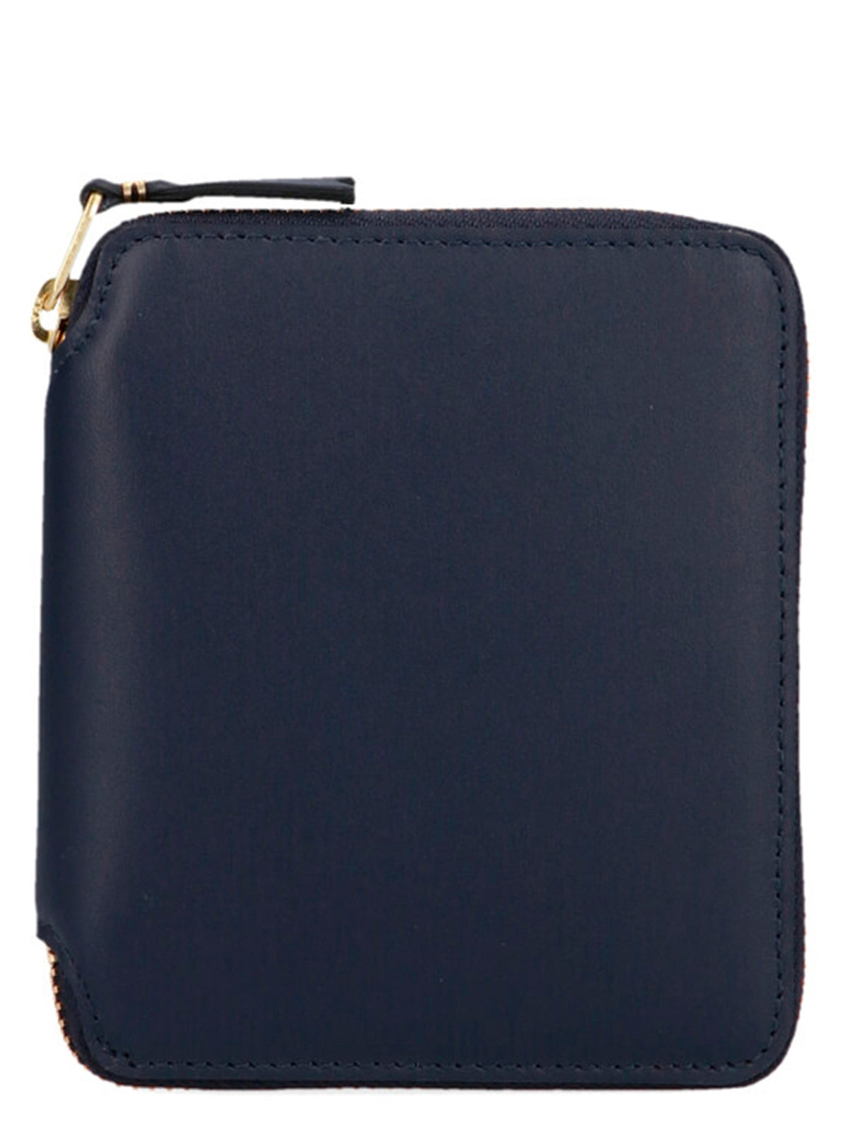 Comme des Garçons Blue Calfskin Wallet for Men