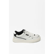 Colmar Black And White Leather Low Top Sneakers