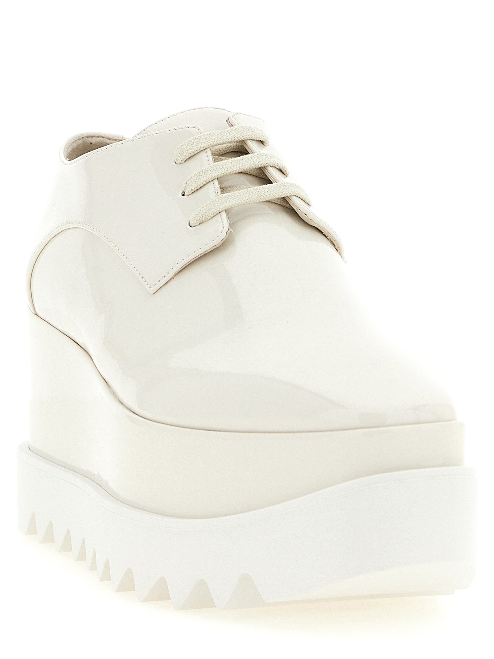 Stella McCartney White Polyethylene Wedge Sandals