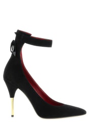 Valentino Garavani Black Goatskin High Heel Pumps for Women