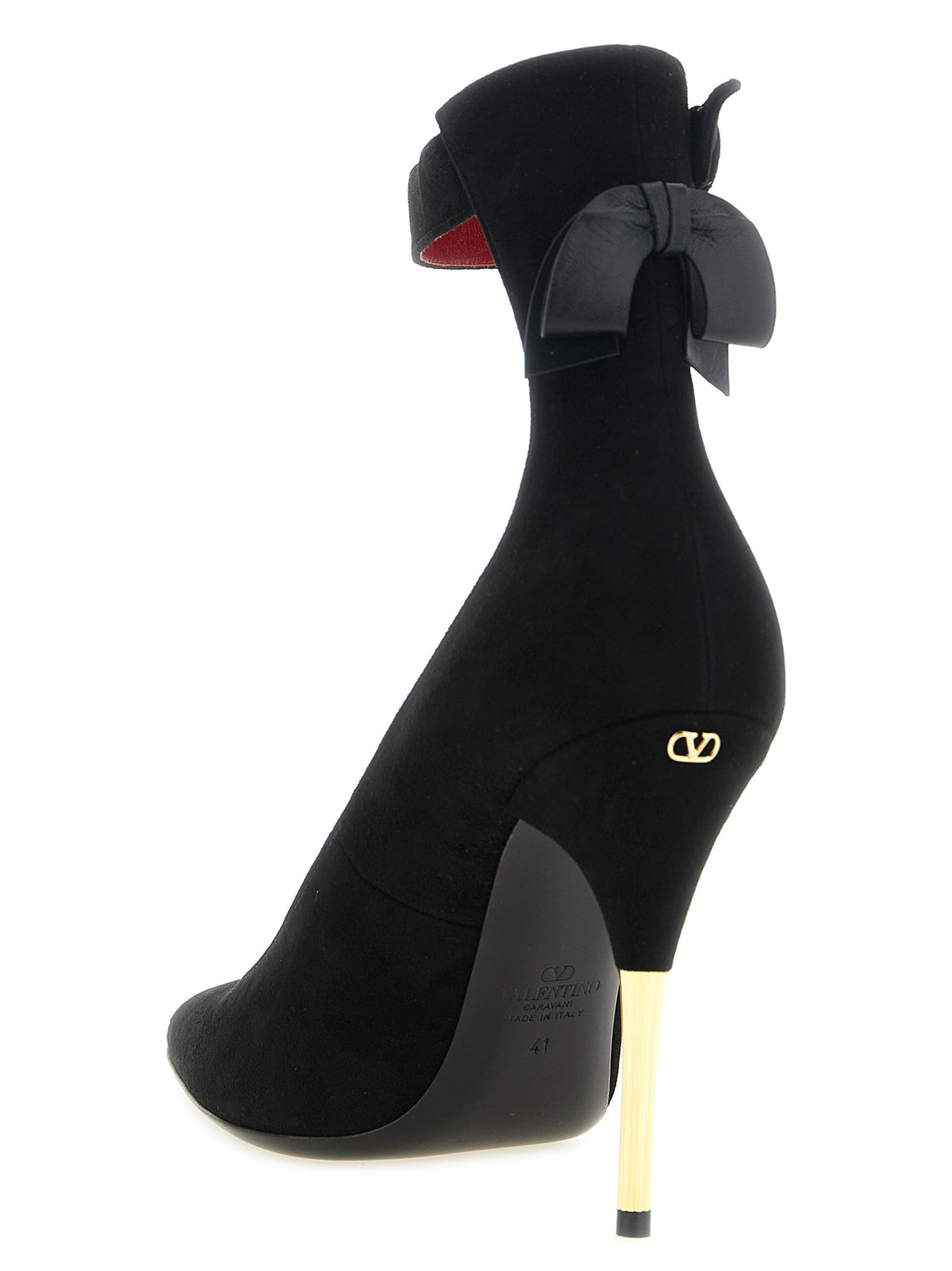 Valentino Garavani Black Goatskin High Heel Pumps for Women