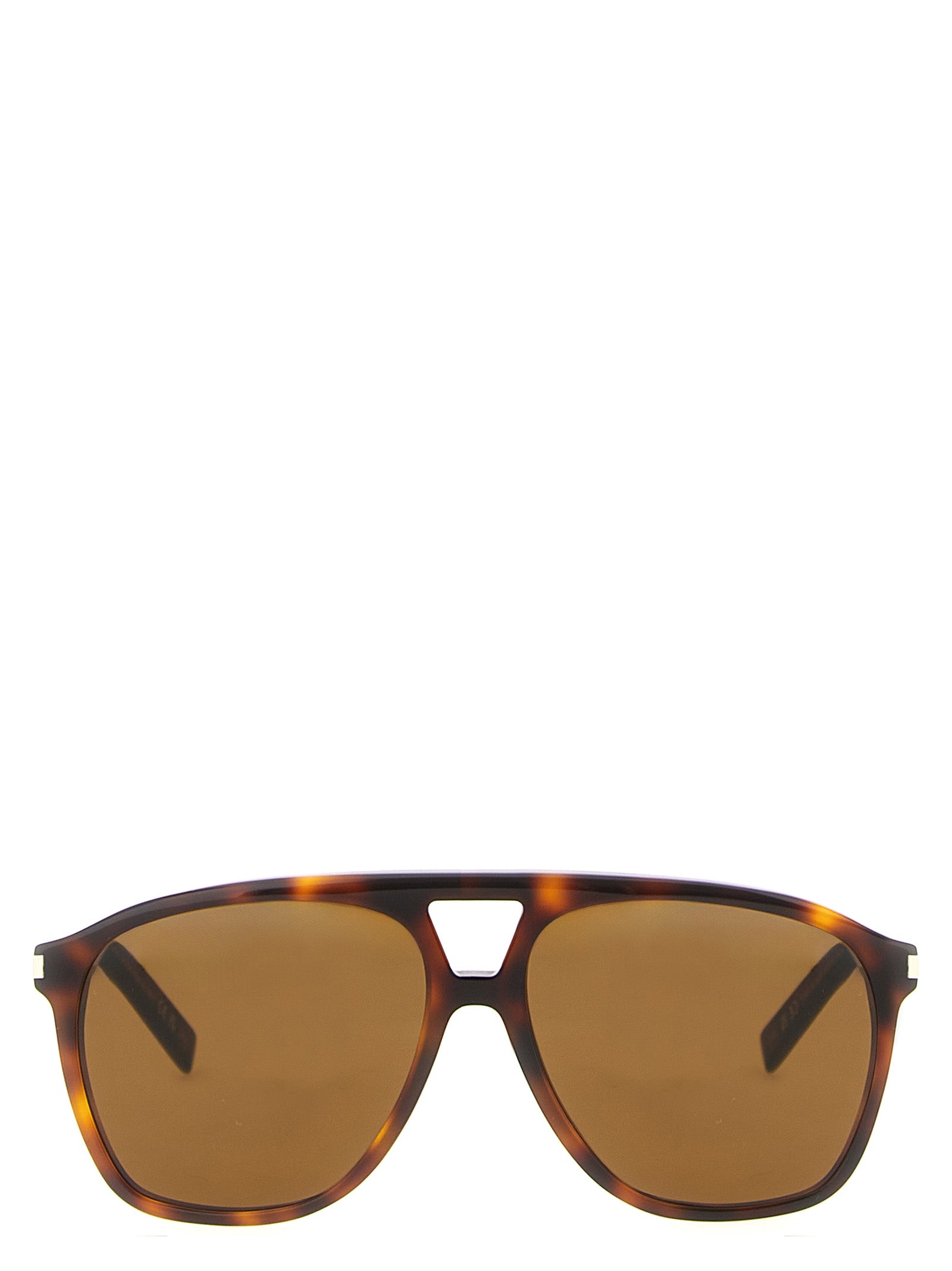 Saint Laurent Brown Acetate Sunglasses
