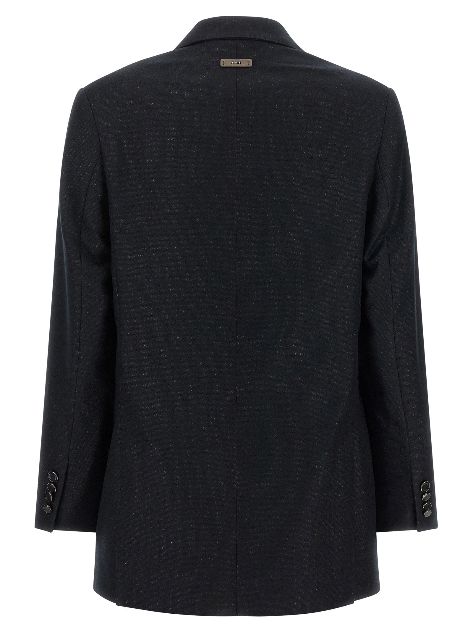 Peserico Black Virgin Wool Blazer