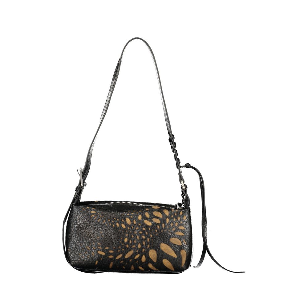 Desigual Nero Poliuretano Donna Bag
